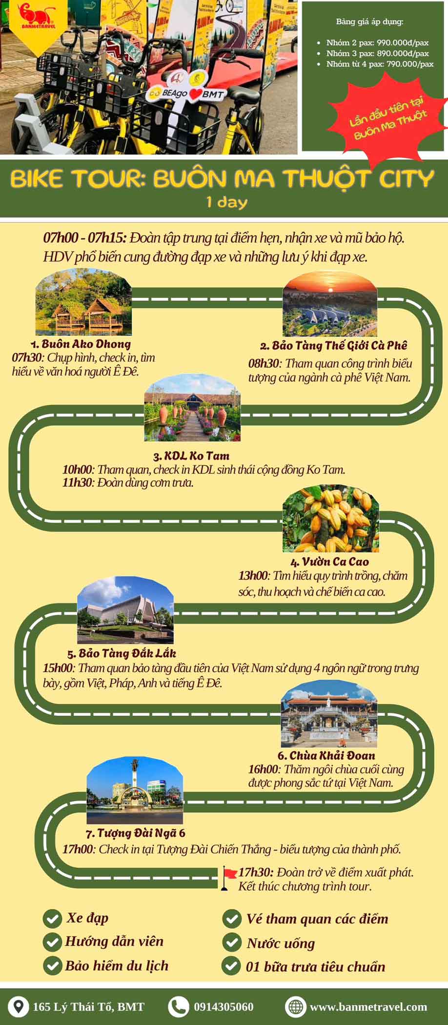 Bike, Tour, Buôn Ma Thuột, Đắk Lắk